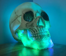 Load image into Gallery viewer, SKULL LAMP-put together by me