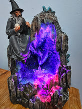 Load image into Gallery viewer, CRYSTAL WIZARD INCENSE CONE BURNER