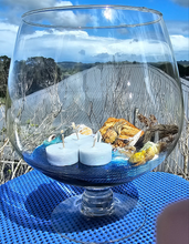 Load image into Gallery viewer, LARGE FEATURE BEACHY SCENE CANDLE HOLDER