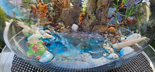 Load image into Gallery viewer, UNIQUE BEACHY SCENE FISHBOWL CANDLE HOLDER-HANDMADE BY ME