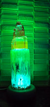 Load image into Gallery viewer, CHAKRA 15cm SELENITE LAMPS