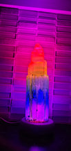 Load image into Gallery viewer, CHAKRA 15cm SELENITE LAMPS