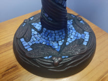 Load image into Gallery viewer, Saleš„RED ROSES & DRAGONLY BLUE/GREEN/ PURPLE STAINED GLASS LAMP