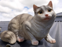 Load image into Gallery viewer, Sale💥MYSTICAL FELINE LAMP laying down-unique Made by me