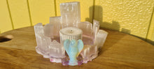 Load image into Gallery viewer, HANDMADE CRYSTAL TEA LIGHT CANDLE HOLDERS-made by me.