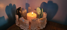 Load image into Gallery viewer, HANDMADE CRYSTAL TEA LIGHT CANDLE HOLDERS-made by me.