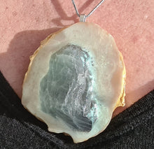 Load image into Gallery viewer, FLOURITE CRYSTAL AMULET-Made by me