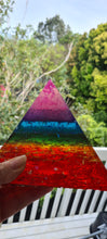 Load image into Gallery viewer, LARGE CHAKRA PYRAMID LAMP-Made by me