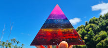 Load image into Gallery viewer, LARGE CHAKRA PYRAMID LAMP-number 2-Made by me