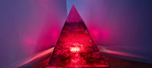 Load image into Gallery viewer, LARGE CHAKRA PYRAMID LAMP-number 2-Made by me