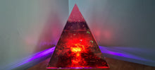Load image into Gallery viewer, LARGE CHAKRA PYRAMID LAMP-number 2-Made by me