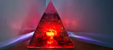Load image into Gallery viewer, LARGE CHAKRA PYRAMID LAMP-number 2-Made by me