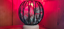 Load image into Gallery viewer, COLOUR CHANGING GREEN FLOURITE  CRYSTAL  CAGE LAMP( balance)