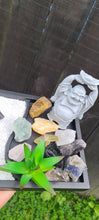 Load image into Gallery viewer, CRYSTAL LAUGHING BUDDHA ZEN GARDEN
