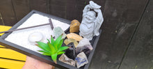 Load image into Gallery viewer, CRYSTAL LAUGHING BUDDHA ZEN GARDEN