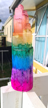 Load image into Gallery viewer, CHAKRA SELENITE CRYSTAL LAMP 35cm-2 lighting options