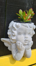 Load image into Gallery viewer, CHERUB CONCRETE PLANT HOLDER POTS two types &amp; sizes