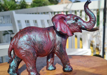 Load image into Gallery viewer, PAINTED TRUNK UP ELEPHANT FIGURINE