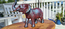 Load image into Gallery viewer, PAINTED TRUNK UP ELEPHANT FIGURINE
