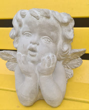 Load image into Gallery viewer, CHERUB CONCRETE PLANT HOLDER POTS two types &amp; sizes