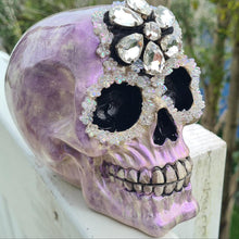Load image into Gallery viewer, SKULL CANDY MARBLE FLOWER SKULL