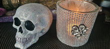 Load image into Gallery viewer, SHIMMERING HOLOGRAPHIC GLITTER SKUL-made by me
