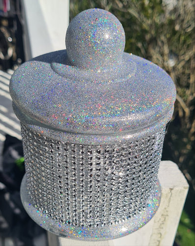 DIAMANTE APOTHECARY JAR