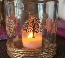 Load image into Gallery viewer, GOLD CANDLE HOLDER-made by me