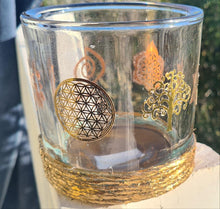 Load image into Gallery viewer, GOLD CANDLE HOLDER-made by me