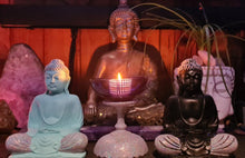 Load image into Gallery viewer, MATT BLACK/GLITTER BUDDHA