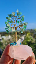 Load image into Gallery viewer, CRYSTAL TREES ON ROSE QUARTZ