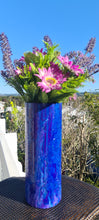 Load image into Gallery viewer, FLUID ART GLASS VASE