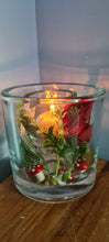 Load image into Gallery viewer, HANDMADE FLORAL CANDLE HOLDER