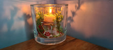 Load image into Gallery viewer, HANDMADE FLORAL CANDLE HOLDER
