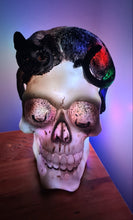 Load image into Gallery viewer, MYSTICAL CAT SKULL LAMP-put together by me