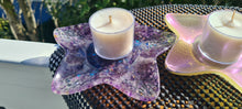 Load image into Gallery viewer, STARFISH CRYSTAL CANDLE HOLDERS/TRINKET DISH-made by me