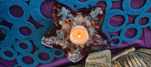 Load image into Gallery viewer, STARFISH CRYSTAL CANDLE HOLDERS/TRINKET DISH-made by me