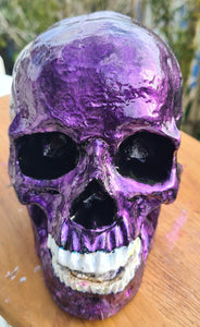 Sale💥DEEP PURPLE METALLIC SKULL