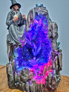 CRYSTAL WIZARD INCENSE CONE BURNER