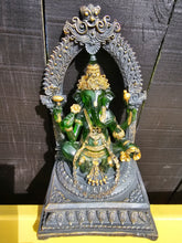 Load image into Gallery viewer, GREEN GANESHA FIGURINE
