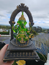 Load image into Gallery viewer, GREEN GANESHA FIGURINE
