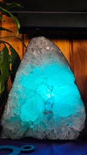 Load image into Gallery viewer, GREEN AMETHYST CRYSTAL LAMP