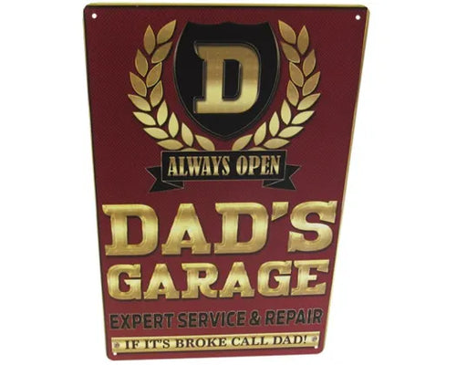 DADS GARAGE-A4 WALL ART