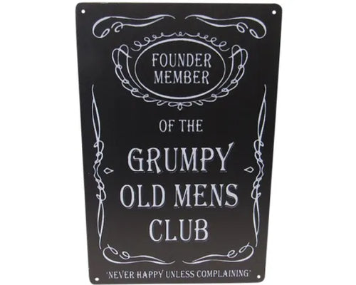 GRUMPY OLD MEN-A4 WALL ART