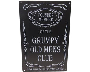 GRUMPY OLD MEN-A4 WALL ART