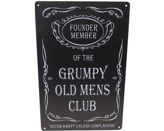 GRUMPY OLD MEN-A4 WALL ART