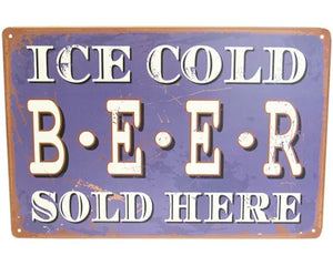 ICE COLD BEER-A4 WALL ART