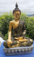 Load image into Gallery viewer, Sale💥UNIQUE HANDPAINTED LARGE SITTING BUDDHA STATUE