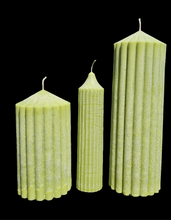 Load image into Gallery viewer, BEAUTIFUL SET OF MONTEGO BAY RIBBED CANDLES