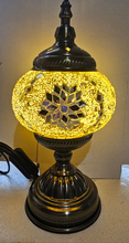 Load image into Gallery viewer, WHITE CRACKLE TURKISH LAMP